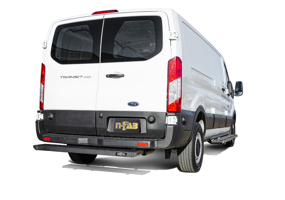 N-Fab GFM07VR-TX Growler-Rear Door Step-07-18 Sprinter 3-Door Van-TX Blk - Truck Part Superstore