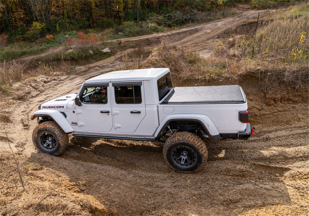 N-Fab TSJ194-TX TrailSlider-Cab Len (2 Steps)-20-22 Gladiator-TX Blk - Truck Part Superstore