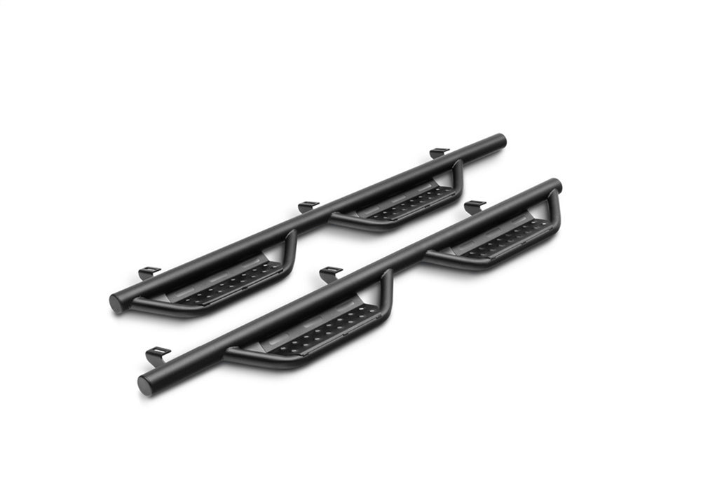 N-Fab 507416412 Nerf Step RS-Full Len (2 Stps)-07-18 Wrangler JK 4Dr-TX Blk - Truck Part Superstore