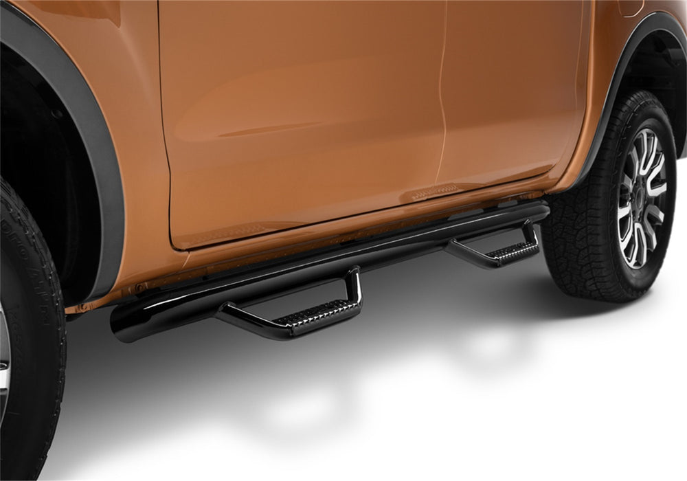 N-Fab F1981CC Nerf Step-Cab Len (2 Stps)-19-22 Ranger SuperCrew-Gloss Blk - Truck Part Superstore