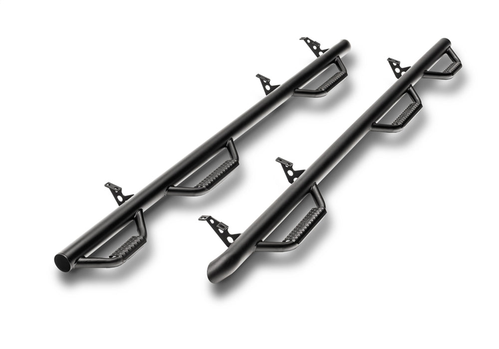 N-Fab C92115CC-6-TX Nerf Step-W2W w/Bed Acs (3 Stps)-92-00 C/K 2500/3500 8ft. Crew-TX Blk - Truck Part Superstore