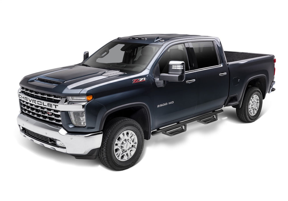 N-Fab HPC1971QC-TX Podium LG-Cab Len (2 Steps)-19 (NewBody)-22Silv/Sierra1500/20-22HD Dbl-TXBlk - Truck Part Superstore