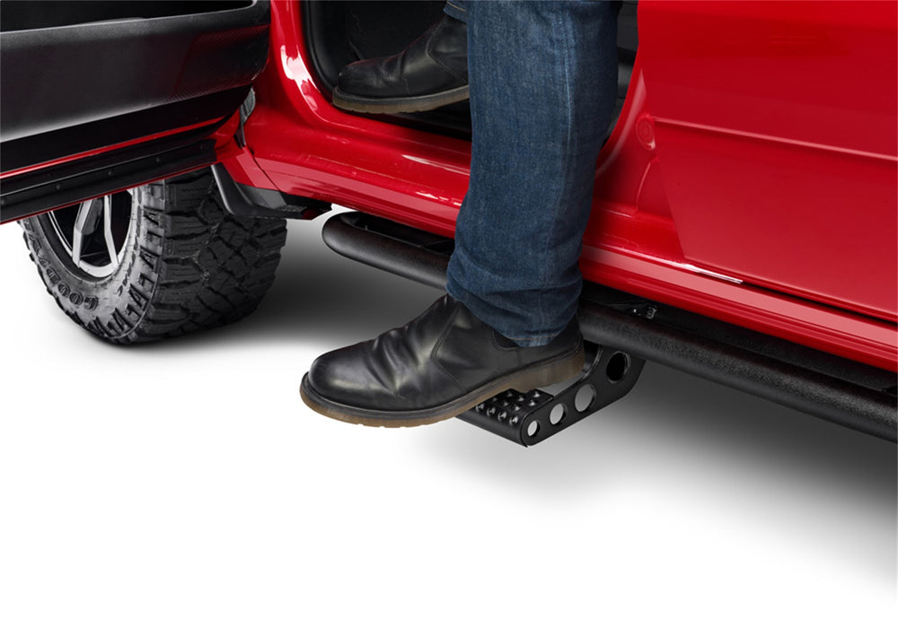 N-Fab D194RKRCCS4 RKR Step Sys-Cab Len (2 Stp Mnts/2 Stps)-19-22 (New Body) Ram 1500 Crew-TXBlk - Truck Part Superstore