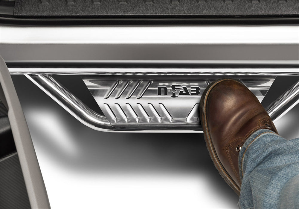 N-Fab HPD15103CC-6-SS Podium SS-W2W w/BedAcs(3Stps)-15.5-18(19-21Cl)Ram1500/20-21 25/3500 6ft.4in.Crw- - Truck Part Superstore