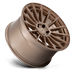 Niche 1PC M275209065+25 M275 20X9 5X4.5 PLT-BRNZ 25MM - Truck Part Superstore
