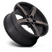 Niche 1PC M2712090F8+25 M271 20X9 5X112 M-BLK DDTC-FC 25MM - Truck Part Superstore