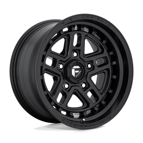 Fuel 1PC D6671790B445 D667 17X9 5X5.5 MT-BLK -12MM - Truck Part Superstore