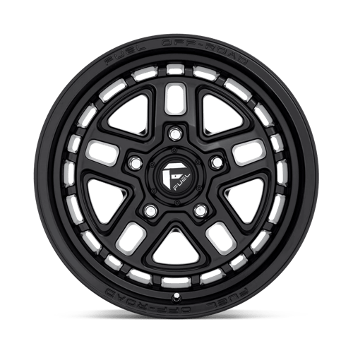 Fuel 1PC D6671790B445 D667 17X9 5X5.5 MT-BLK -12MM - Truck Part Superstore