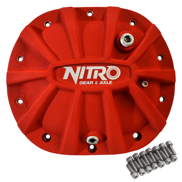 Nitro Gear & Axle NPCOVER-C8.25-RED Chrysler 8.25 Inch Nitro X-treme Diff Cover Red Nitro Gear - Truck Part Superstore