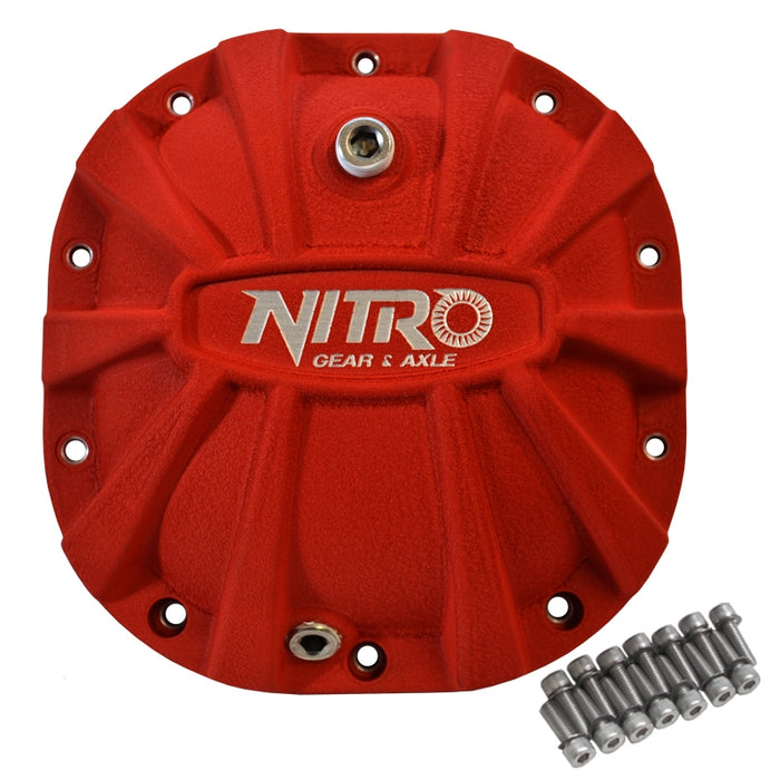 Nitro Gear & Axle NPCOVER-F8.8-RED Ford 8.8 Inch Differential Covers Red X-treme Nitro Gear and Axle - Truck Part Superstore