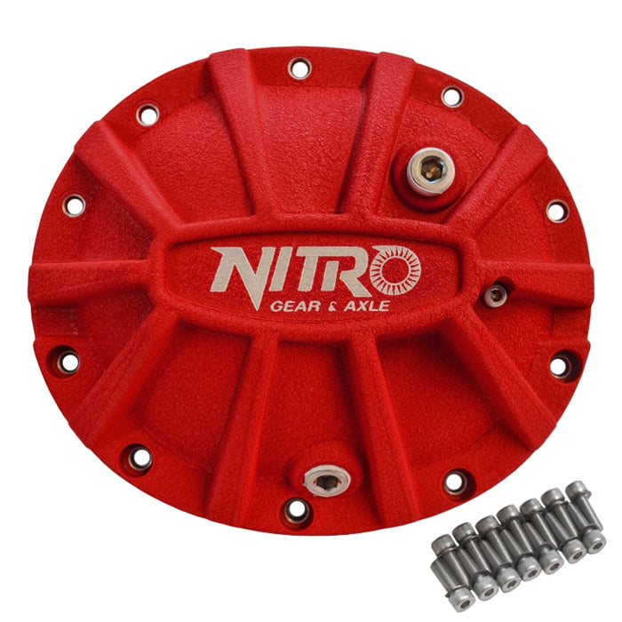 Nitro Gear & Axle NPCOVER-M35-RED AMC Model 35 Differential Covers Red X-treme Nitro Gear and Axle - Truck Part Superstore