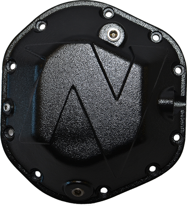 Nitro Gear & Axle NPD44-COVER-B Dana 44 Differential Cover Defender Series Black Aluminum Bolts Included Nitro Gear - Truck Part Superstore