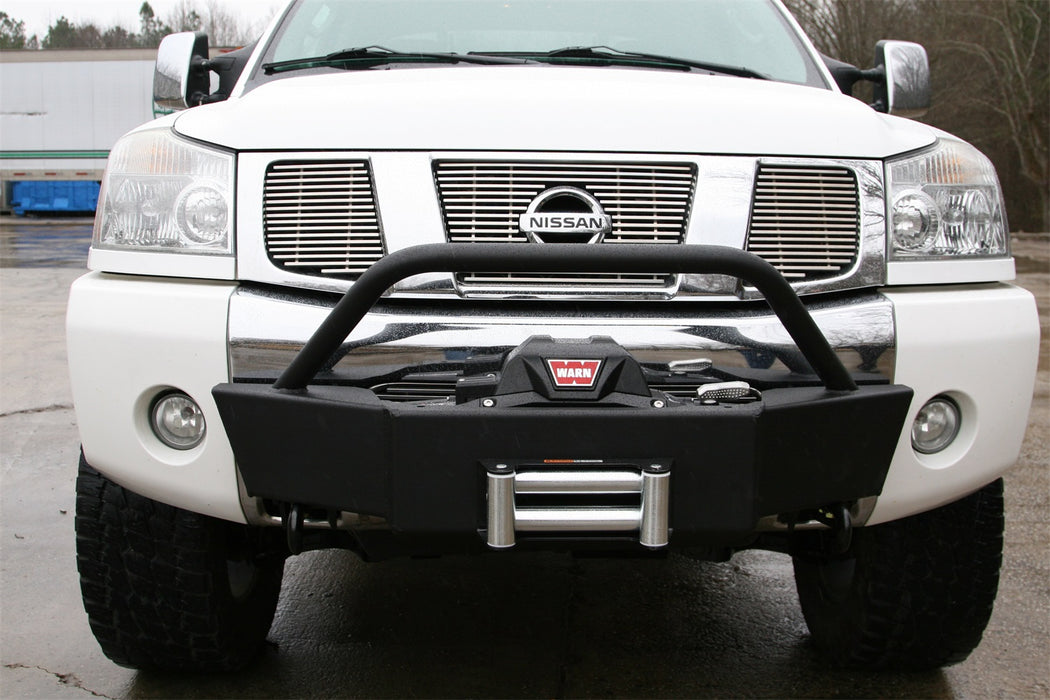 Fab Fours NT04-N1750-1 Winch Mount; 2 Stage Black Powder Coated; - Truck Part Superstore