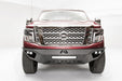 Fab Fours NT16-D3751-1 Vengeance Front Bumper; 2 Stage Black Powder Coated; w/No Guard; w/Sensors; - Truck Part Superstore