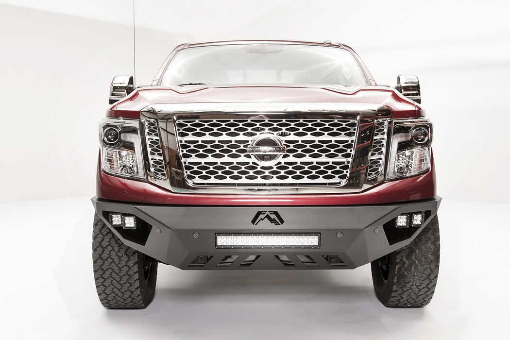 Fab Fours NT16-D3751-B Vengeance Front Bumper; Uncoated/Paintable; w/No Guard; w/Sensors; [AWSL]; - Truck Part Superstore