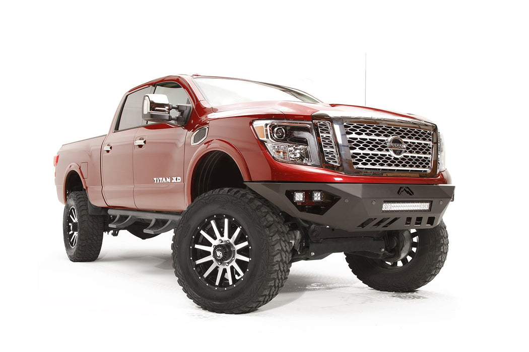 Fab Fours NT16-D3751-B Vengeance Front Bumper; Uncoated/Paintable; w/No Guard; w/Sensors; [AWSL]; - Truck Part Superstore