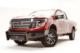 Fab Fours NT16-K3761-1 Black Steel Front Bumper; 2 Stage Black Powder Coated; w/No Guard; w/Tow Hooks; - Truck Part Superstore