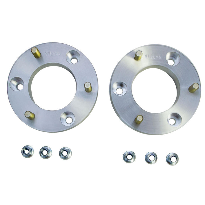 Skyjacker NT20MS Aluminum Spacer Leveling Kit 2 Inch Lift Front 04-15 Nissan Titan 17 Nissan Titan Incl. Upper Strut Spacers Maximum Tire/Wheel: 33 x 12.50/17 Back Spacing: OEM Skyjacker - Truck Part Superstore