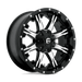 Fuel 1PC D54120909857 D541 20X9 6X135/5.5 MT-BLK-MACH 20MM - Truck Part Superstore