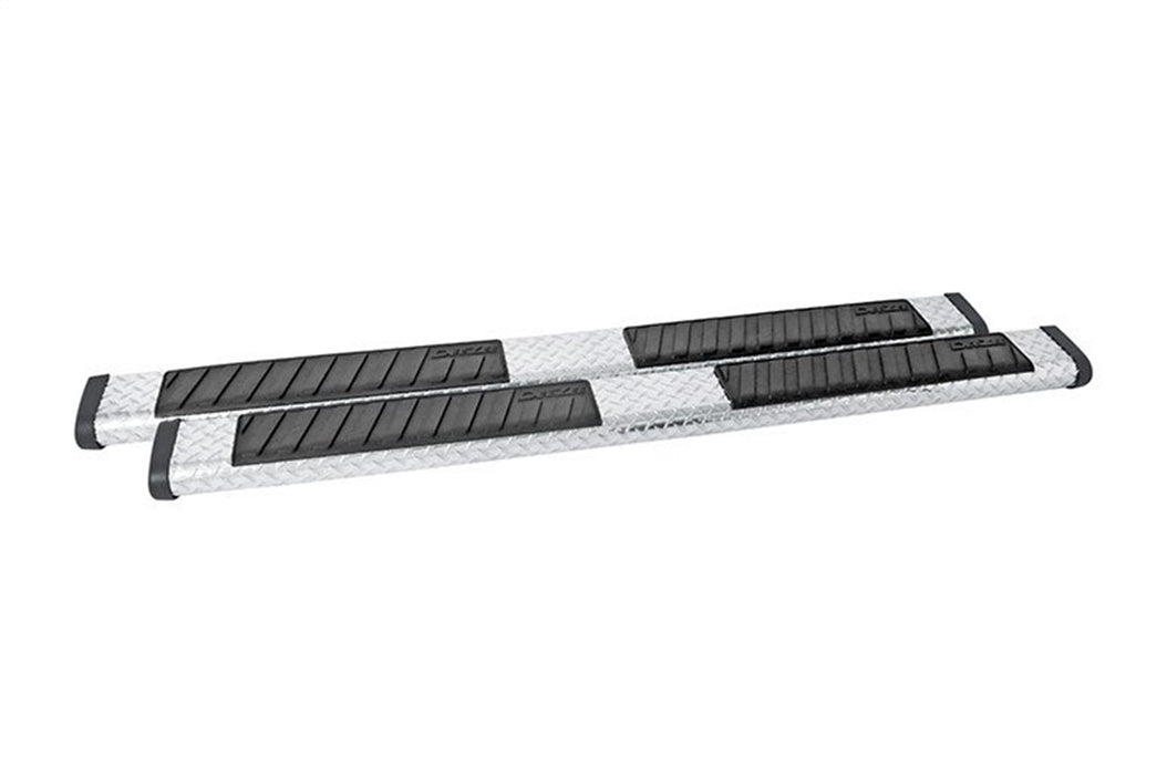 Dee Zee DZ16422 Black-Tread Aluminum Side Step 6 in. Oval Cab Length - Truck Part Superstore