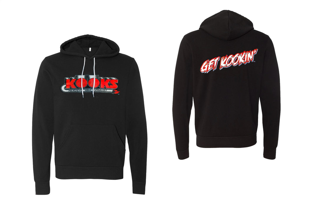 Kooks Custom Headers HS-100606-03 Kooks Logo Pullover Hoodie Black-X-Large - Truck Part Superstore