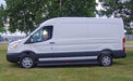 Owens Products OC74114EB-01 Running Boards Classic Series Extruded 4 Inch Black 15-18 Ford Transit Van 150/250 4 Inch Riser Aluminum Black Owens Products - Truck Part Superstore