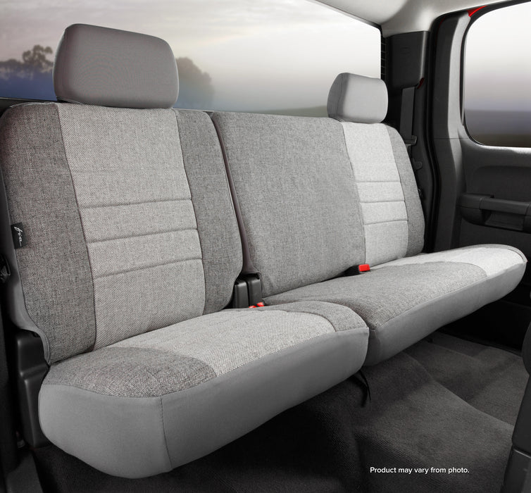 FIA OE32-26 GRAY OE30 Series - Oe Tweed Custom Fit Rear Seat Cover- Gray - Truck Part Superstore