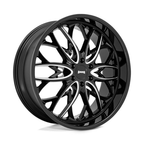 DUB 1PC S263240084+25 S263 24X10 6X5.5 G-BLK MILL 25MM - Truck Part Superstore
