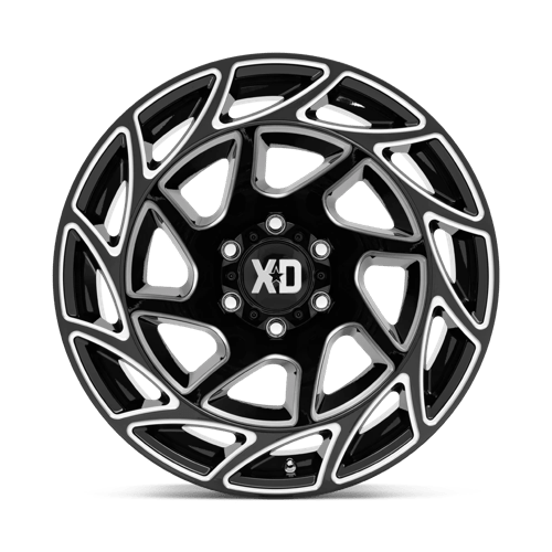 XD XD86021268344N XD860 20X12 6X5.5 G-BLK MILL -44MM - Truck Part Superstore