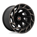 XD XD86021263644N XD860 20X12 6X135 S-BLK BRZTCC -44MM - Truck Part Superstore