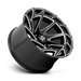 XD XD86022268344N XD860 22X12 6X5.5 G-BLK MILL -44MM - Truck Part Superstore