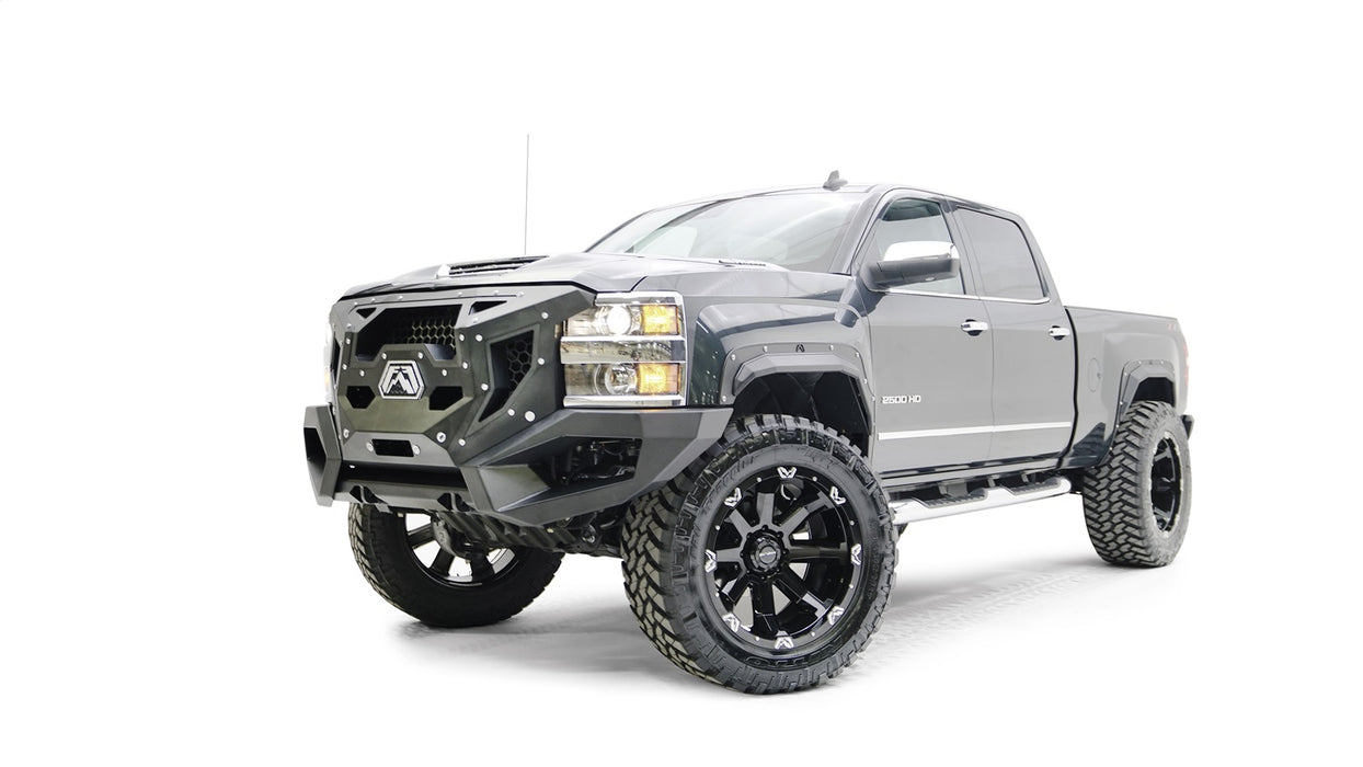 Fab Fours TF3010-1 Open Fender Flare; Open 2 Stage Black Powder Coated; - Truck Part Superstore