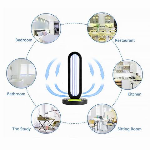 Oracle Lighting 38W-UV-C 38W UV-C Room Sterilization Lamp - UVGI Disinfection Device - Truck Part Superstore