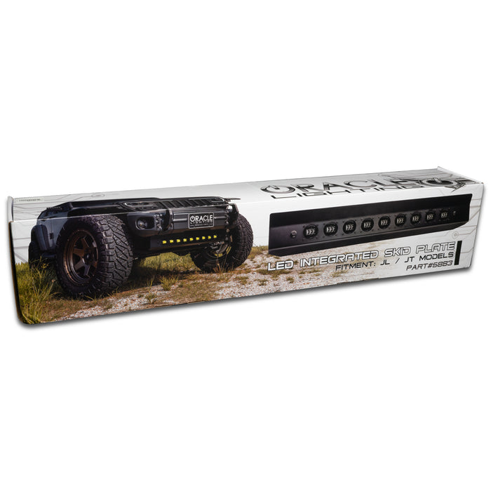 Oracle Lighting 5883-006 Skid Plate w/ Integrated LED Emitters - Yellow Lens - Truck Part Superstore