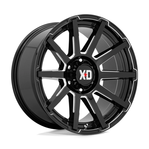 XD XD84721063312 XD847 20X10 6X135 G-BLK MILL 12MM - Truck Part Superstore