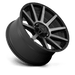 XD XD84722068418N XD847 22X10 6X5.5 S-BLK GTCC -18MM - Truck Part Superstore