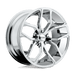 Foose 1PC F148200065+40 F148 20X10 5X4.5 CHR-PLATED 40MM - Truck Part Superstore