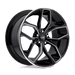 Foose 1PC F150200021+40 F150 20X10 5X120 GL-BLK-MIL 40MM - Truck Part Superstore