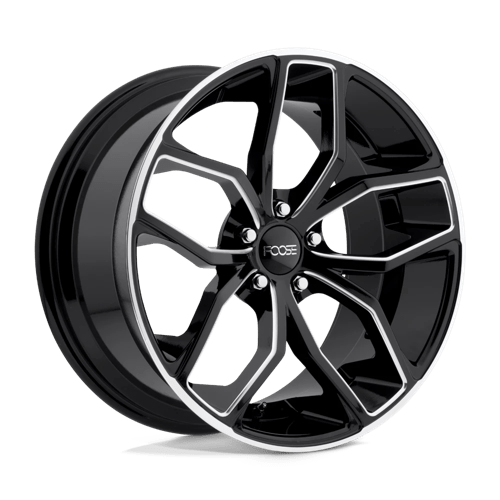 Foose 1PC F150208521+35 F150 20X8.5 5X120 GL-BLK-MIL 35MM - Truck Part Superstore