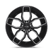 Foose 1PC F150208565+35 F150 20X8.5 5X4.5 GL-BLK-MIL 35MM - Truck Part Superstore