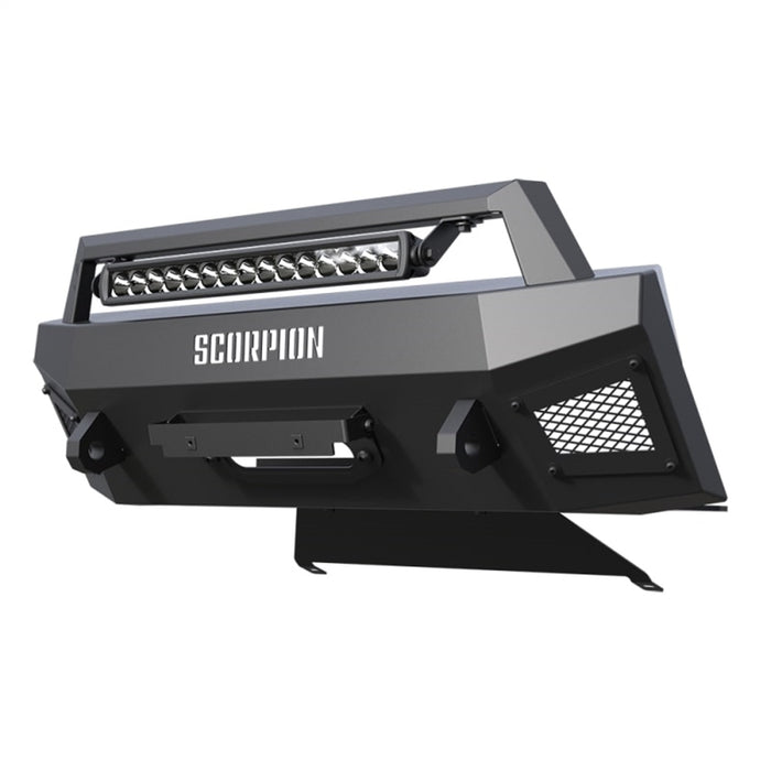 Daystar P000008 Tactical Center Mount Bumper w/LED Light Bar; w/o Winch; - Truck Part Superstore