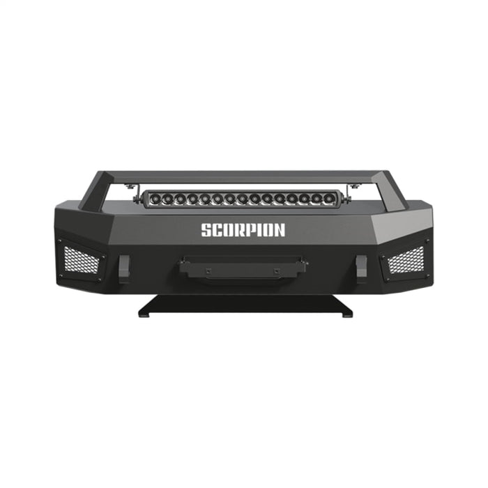 Daystar P000008 Tactical Center Mount Bumper w/LED Light Bar; w/o Winch; - Truck Part Superstore