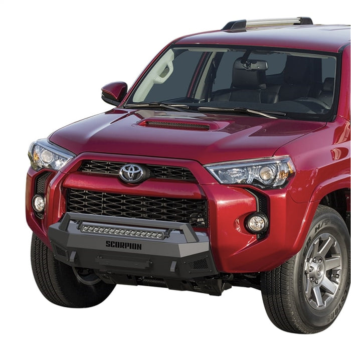Daystar P000008 Tactical Center Mount Bumper w/LED Light Bar; w/o Winch; - Truck Part Superstore