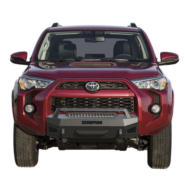 Daystar P000008 Tactical Center Mount Bumper w/LED Light Bar; w/o Winch; - Truck Part Superstore