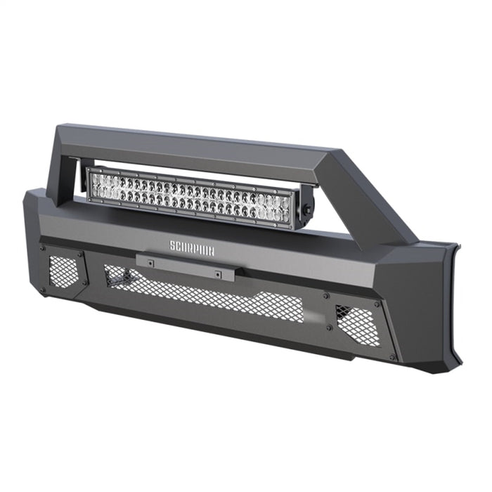 Daystar P000015 Tactical Center Mount Bumper w/LED Light Bar; w/o Winch; - Truck Part Superstore