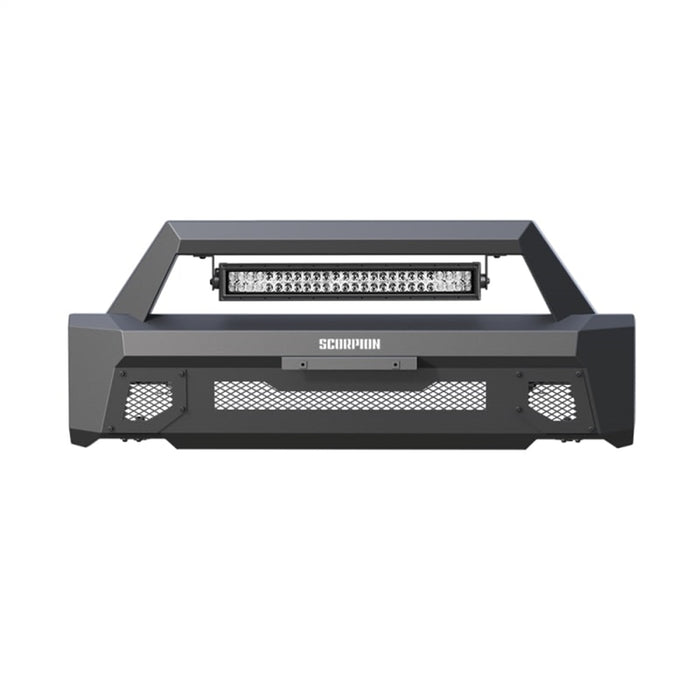 Daystar P000015 Tactical Center Mount Bumper w/LED Light Bar; w/o Winch; - Truck Part Superstore