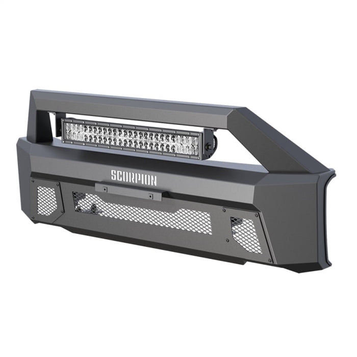 Daystar P000016 Tactical Center Mount Bumper w/LED Light Bar; w/o Winch; - Truck Part Superstore