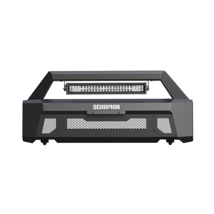 Daystar P000016 Tactical Center Mount Bumper w/LED Light Bar; w/o Winch; - Truck Part Superstore