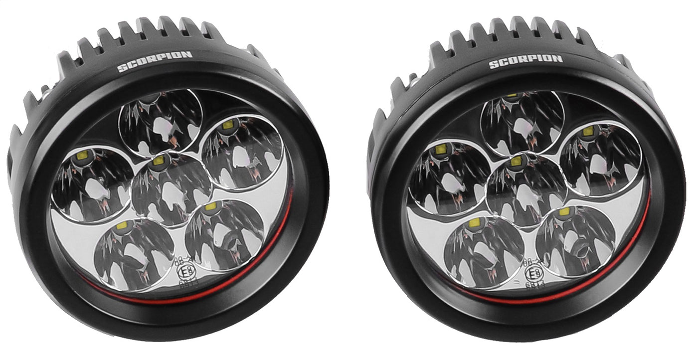 Daystar P000024 Alpha LED Round Lights; 3.5 in.; Pair; - Truck Part Superstore