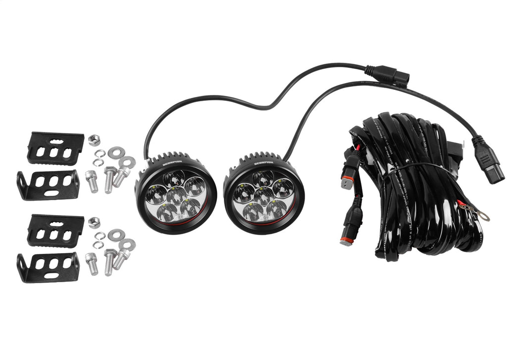 Daystar P000024 Alpha LED Round Lights; 3.5 in.; Pair; - Truck Part Superstore